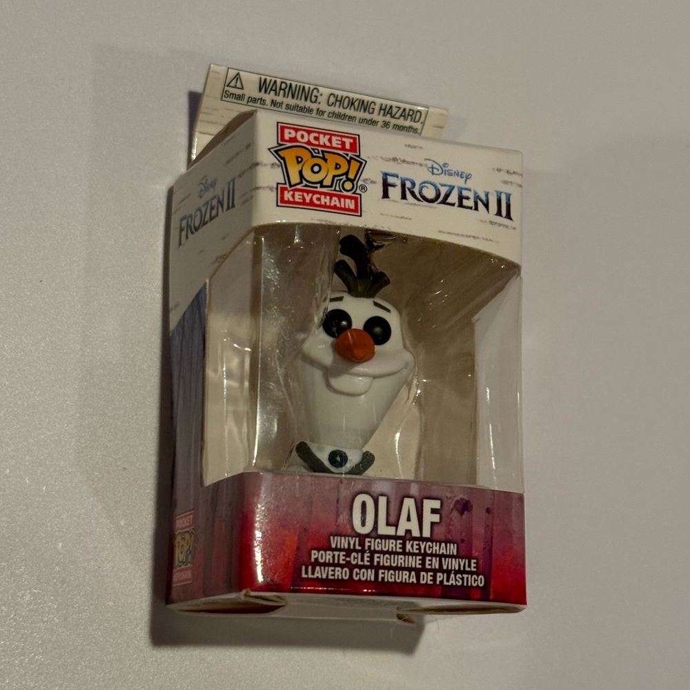 NWT Funko Pocket Pop! Disney Frozen 2 Olaf Vinyl Keychain